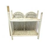 Vintage Wicker Bath Shelf