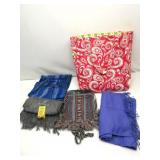 Tote Bag W/Scarves