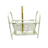 Vintage Wicker Magazine Holder