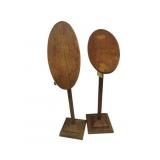 Antique Wooden Wig Displays 21'T