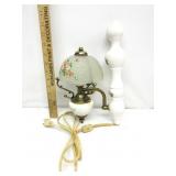 Antique Porceline Wall  Lamp