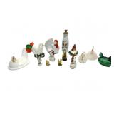 Assorted Vintage Ceramic Chicken Lot