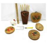 Vintage Kitchen Chicken Themed Decor