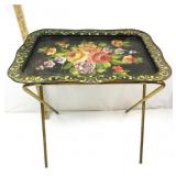 Vintage Metal Tv Dinner Tray