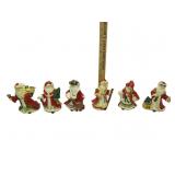Ceramic Santa Clause Ornaments