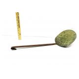 Antique Brass Ladel W/Steel Handle