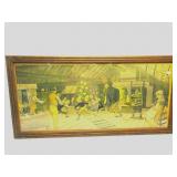 Antique Hand Drawn Picture 17'x33.5'