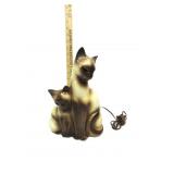 Antique Ceramic Cat Night Light Has Slight Crack