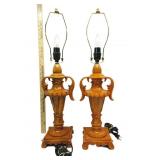 Mid Century Resin Made Lamps