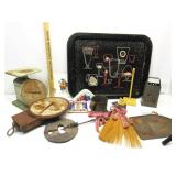 Vintage Kitchen,Scale,Large Tray,Shredder