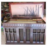 Vtg Rowe AMI Juke Box Powers Up 52.5"Wx24"Dx32"T