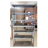 Metal Shelf 36.5"W2x11.5"Dx71.5"T