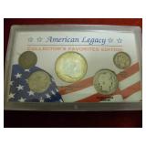 Silver Coin Set w/Indian Head Cent & Nickel