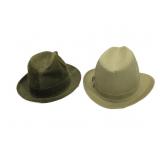 Vintage Mens Hats 7 1/4 Size