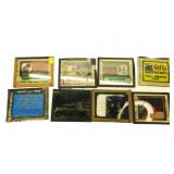 Kansas City Slide Co. Glass Advertisement Slides