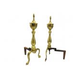 Brass Fireplace Dogs