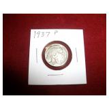 1937P Buffalo/Indian Head Nickel
