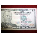 $50 2004 Star Note Ser# EK00594196*