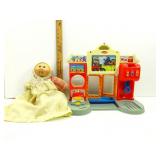 Cabbage Patch Doll W/McDonalds Drive Thru Toy