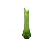 Beautiful Green Glass Vase 22"T