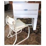 Vintage Ironrite Commercial Iron W/Chair