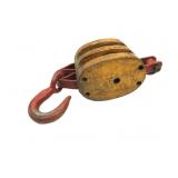 Antique Pulley 12"W