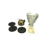 Candle Lit Cakeb Form Pan,Teapot,Metal Lids