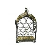Hanging Metal Wine Rack 13"Wx22"T