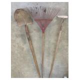Hoe,Rake,Shovel