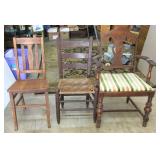 Mid Century Chairs Qty 3
