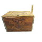 Vintage Miller High Life Brewing Co.Wood Box