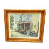 The Antique Shop Framed Print 15.5"x18"
