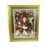 Framed Cat Print 30.5"x24.5"