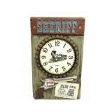 Wood Western Decor Sheriff Sign 12"x19"