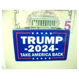 TRUMP -2024- Take America Back MAGNET: 6" x 3.5"