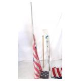 Flag Poles W/Flags