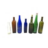 Colored Wine Bottles