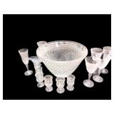 Mid Century Punch Bowl Set