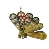 Decorative Brass Fireplace Screen Needs Repair
