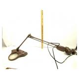 Vintage Dazor Floating Fixture Magnifying Lamp