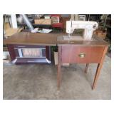 American Home Sewing Machine In Cabinet
