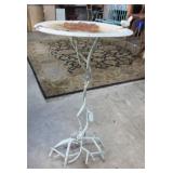 Yard Decor Metal Bird Bath