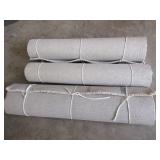 3 Rolls Carpet Remant 79"