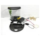Small 5 Gal Aquarium W/Accessories