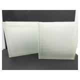 Qty 10 Glass Bricks 12"x12"x4"D