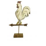 Wood Made Rooster Decor 24"T