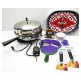 Kitchen Items,Faberware Elec Fry Pan,Shredder