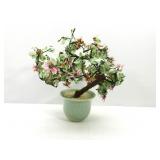 Jade Bonsai Tree Has A Crack On Base 13'Tx4'Base
