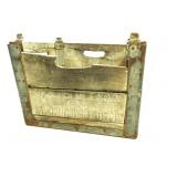 Vintage Wood And Metal Crate