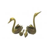 Brass Swans And Birds